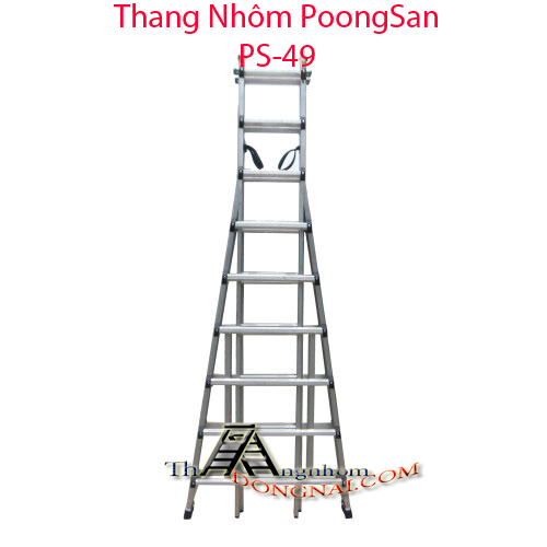  Thang Nhôm Gấp Trượt PoongSan PS-49