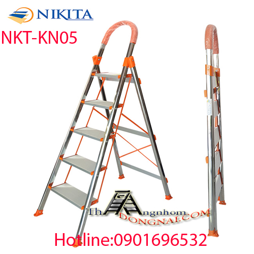  Thang Ghế Inox Nikita 5 bậc KN-05