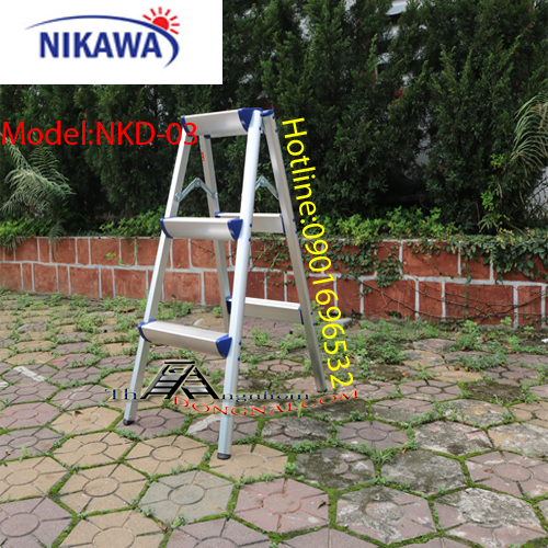  Thang Nhôm Chữ A Nikawa 3 bậc NKD-03