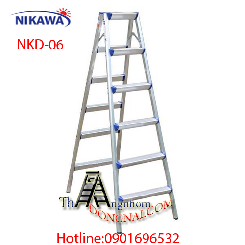  Thang Nhôm Chữ A Nikawa 6 bậc NKD-06
